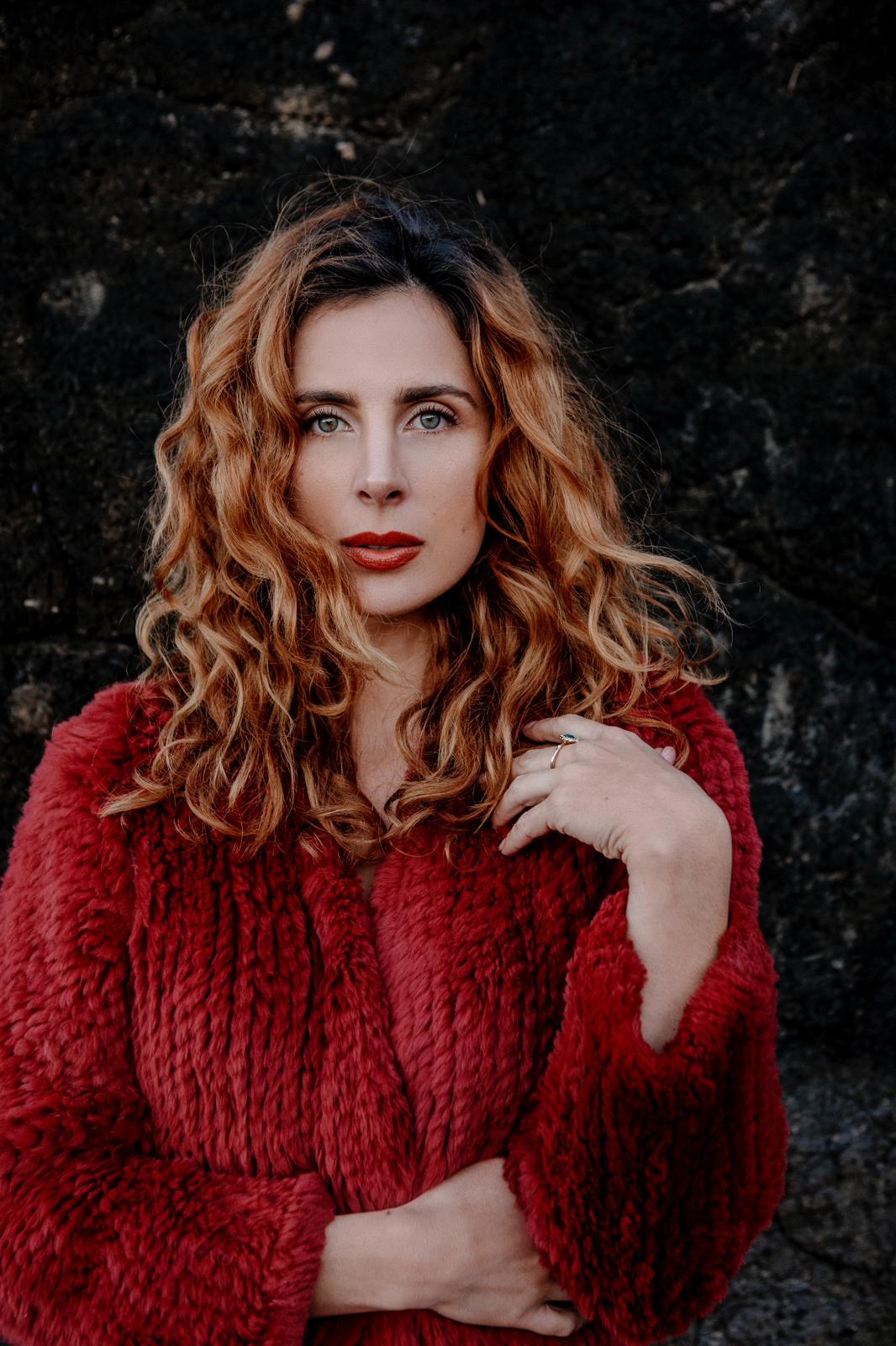 Yaz — red coat portrait